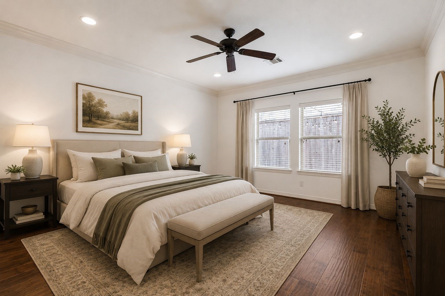 23911 Augusta Falls Lane Spring, TX 77389 - Photo 17 of 43 Virtually staged primary bedroom.