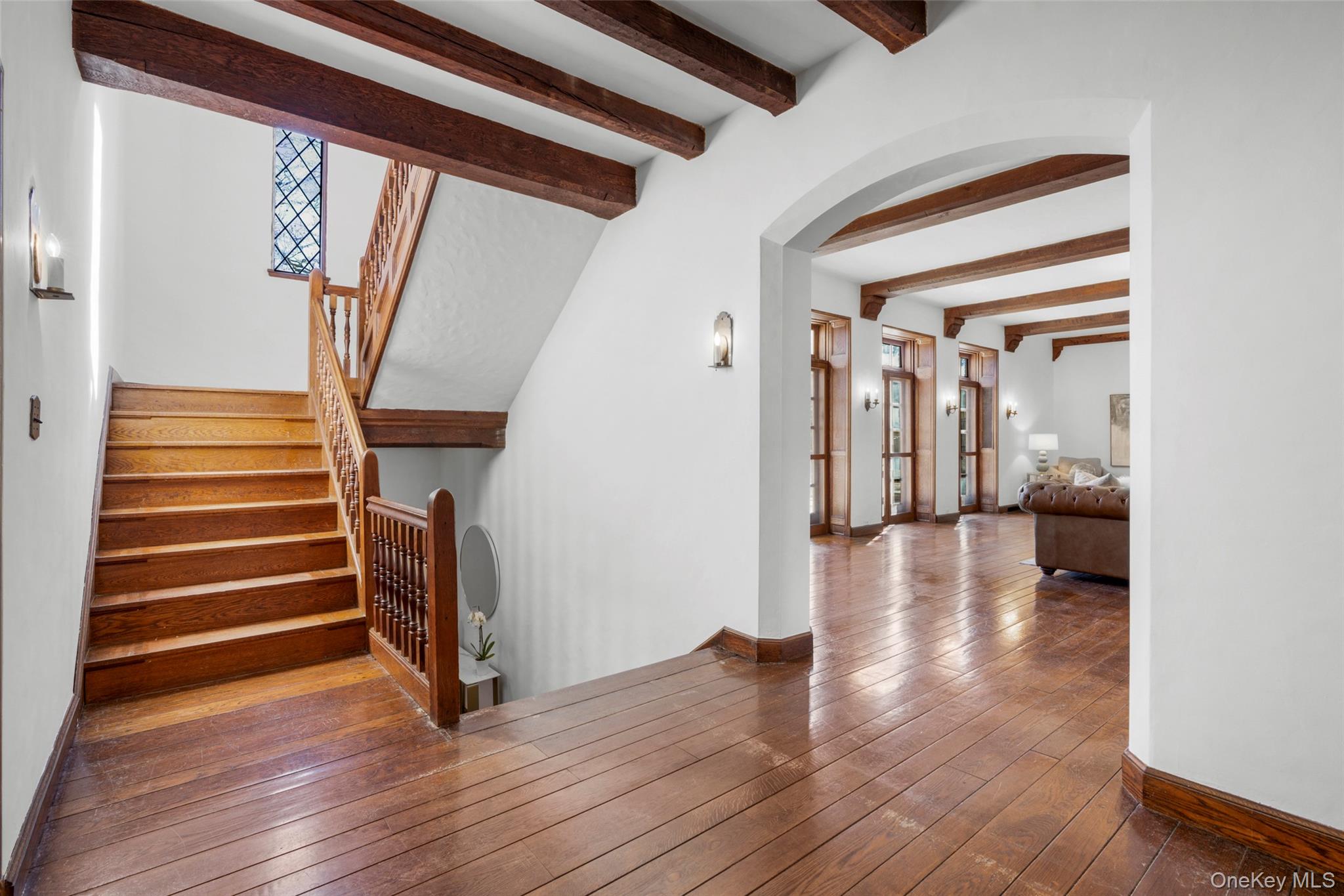 60 Wildwood Road New Rochelle, NY 10804 - Photo 5 of 49 a view of a hallway view with wooden floor and staircase