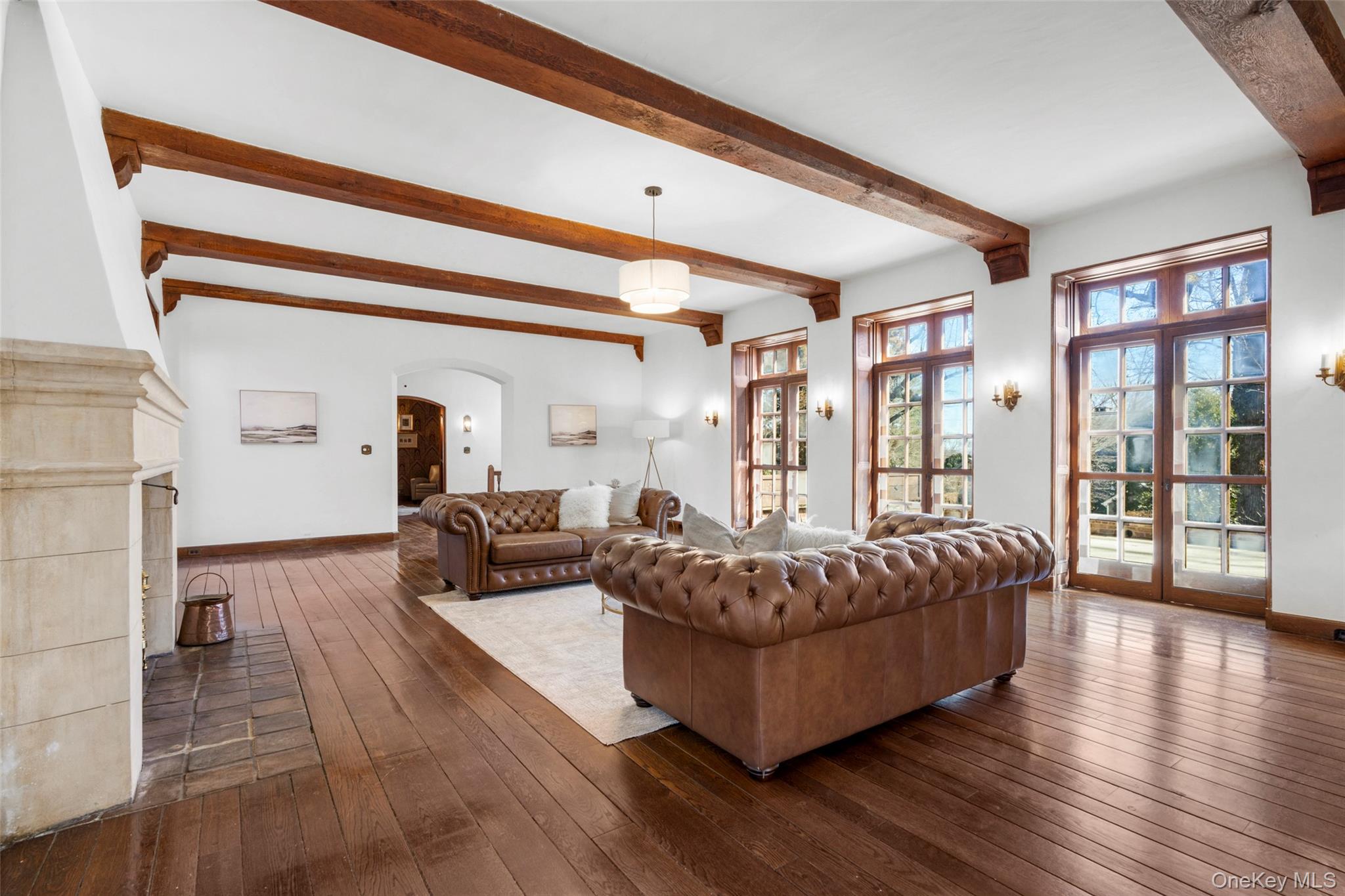 60 Wildwood Road New Rochelle, NY 10804 - Photo 6 of 49 a living room with furniture and wooden floor
