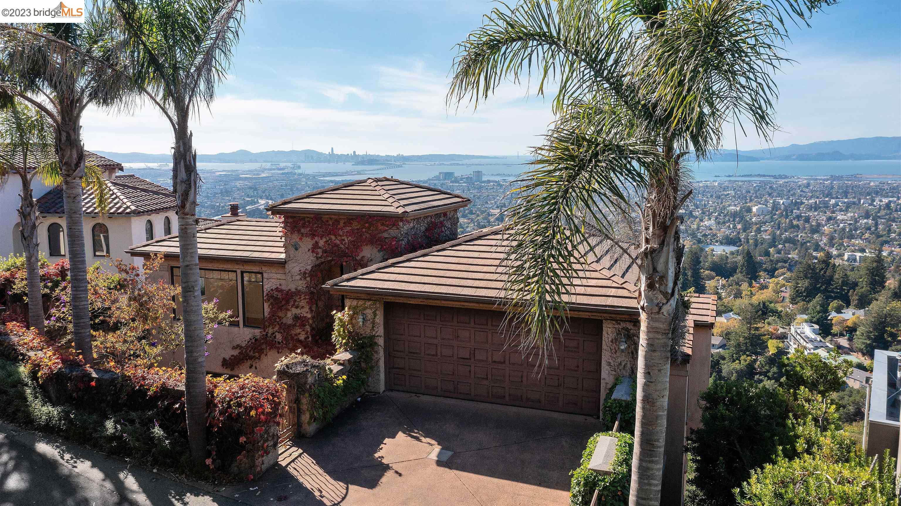 a front view of a house with balcony