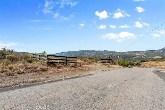 a view of a lake with a mountain in the background