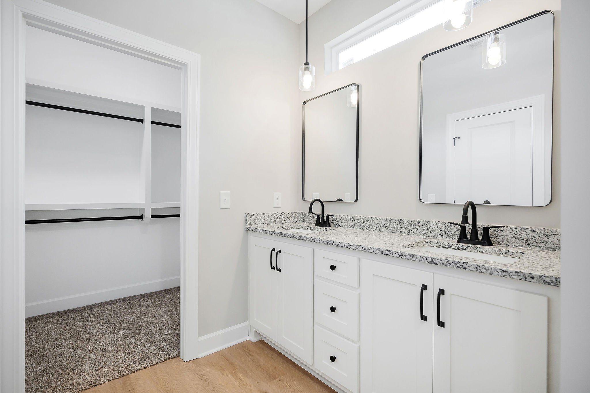 125 Reece Road Baxter, TN 38544 - Photo 15 of 31 a bathroom with a granite countertop sink and a mirror