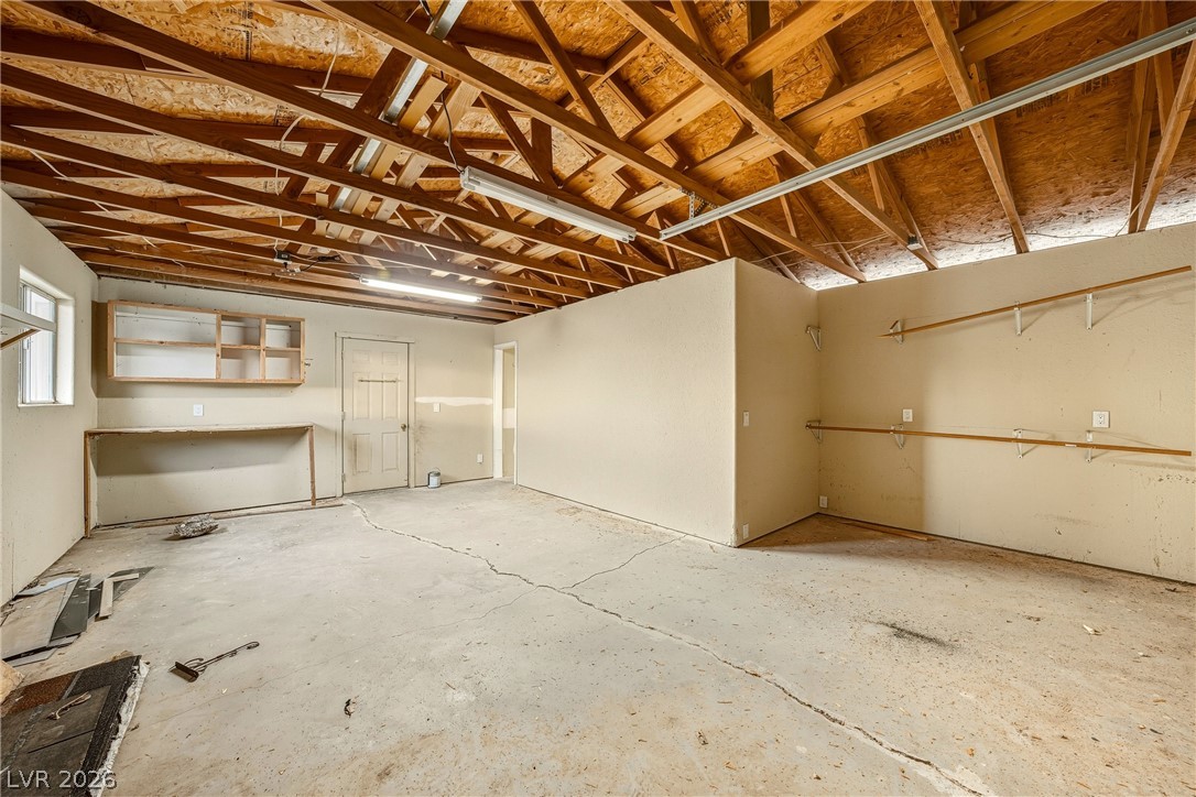 1340 Bunarch Road Pahrump, NV 89060 - Photo 36 of 39 Garage interior