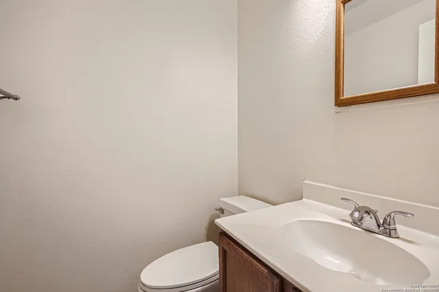 a bathroom with a sink and a toilet