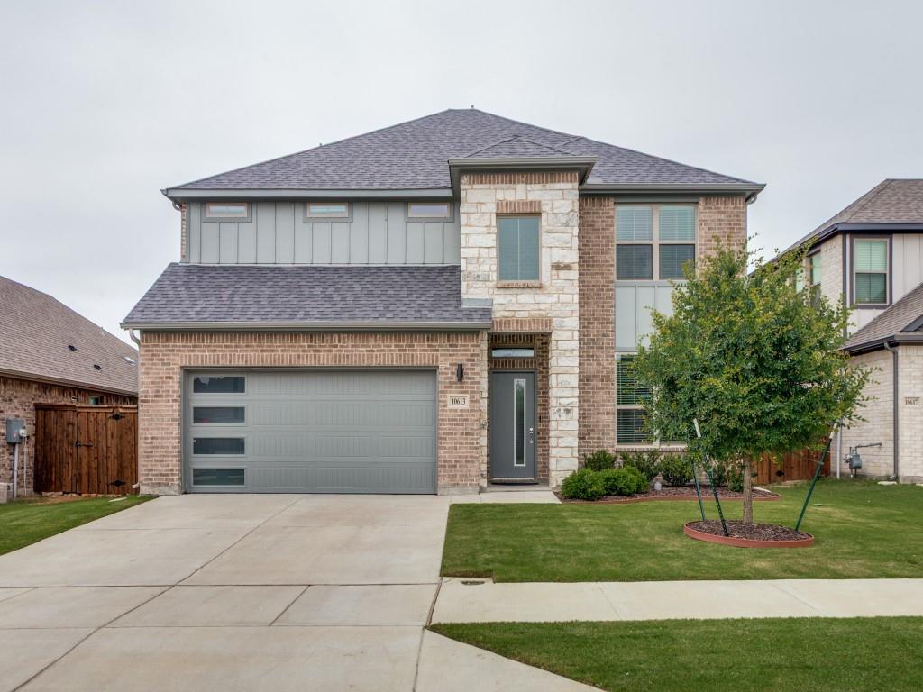 10613 Smiths Bnd Road Fort Worth, TX 76126 - Photo 1 of 29 Two-story residence featuring a brick and stone facade with vertical siding accents