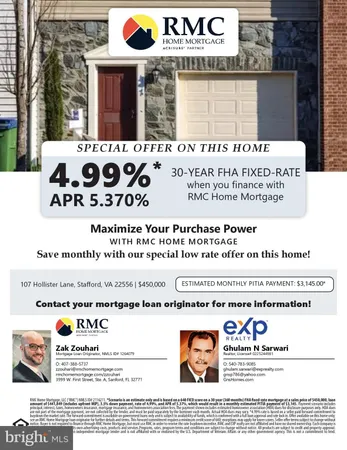 $450,000 | 107 Hollister Lane, Stafford, VA 22556