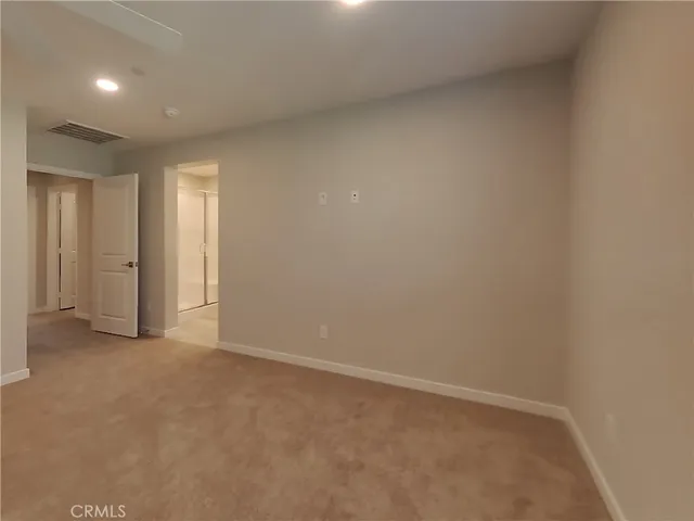 a view of an empty room