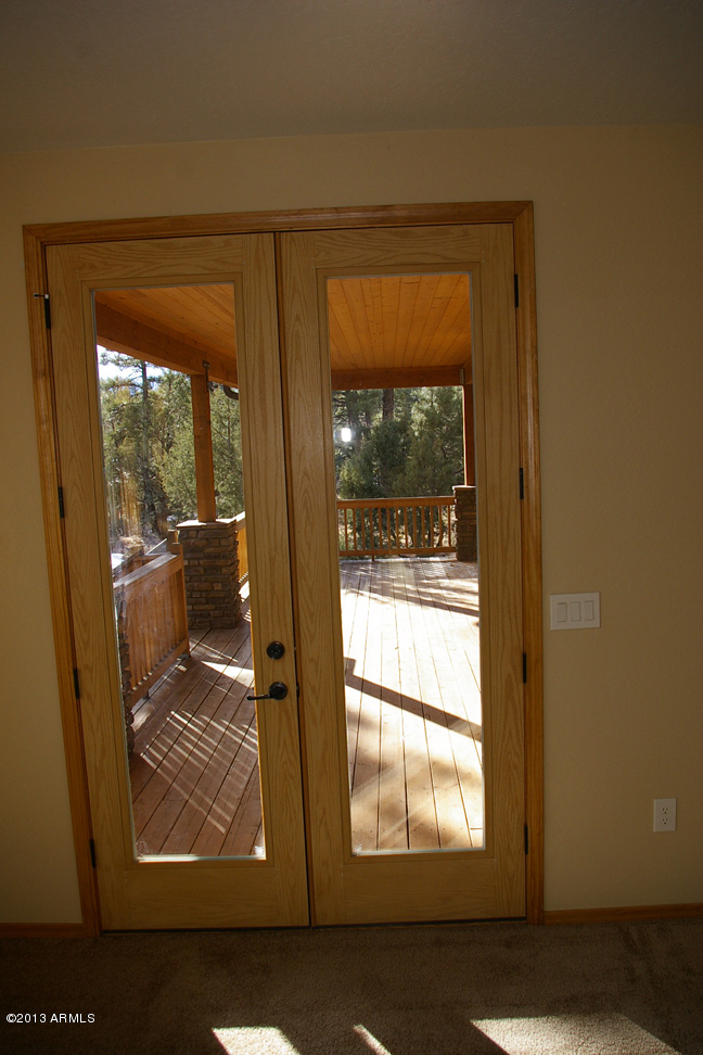 2961 West Alpine Rdg Road Show Low, AZ 85901 - Photo 9 of 17 Bedroom Doors to Back Deck