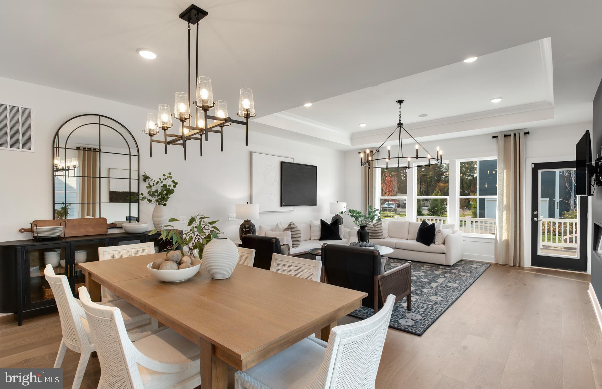 18283 Cresswell Rst Lane Leesburg, VA 20176 - Photo 16 of 63 a view of a dining room with furniture window and outside view