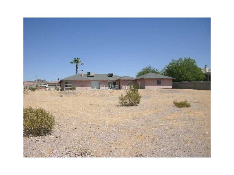 516 North Racetrack Road Henderson, NV 89015 - Photo 29 of 32 Exterior Back. FROM BACK OF LOT LOOKING TOWARDS HOUSE