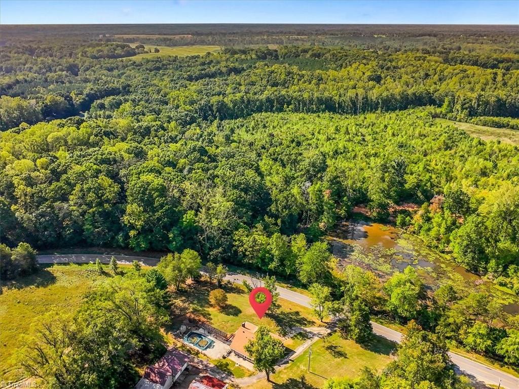 907 Irvin Farm Road Reidsville, NC 27320 - Photo 42 of 48 Aerial view of 9.33-acre property