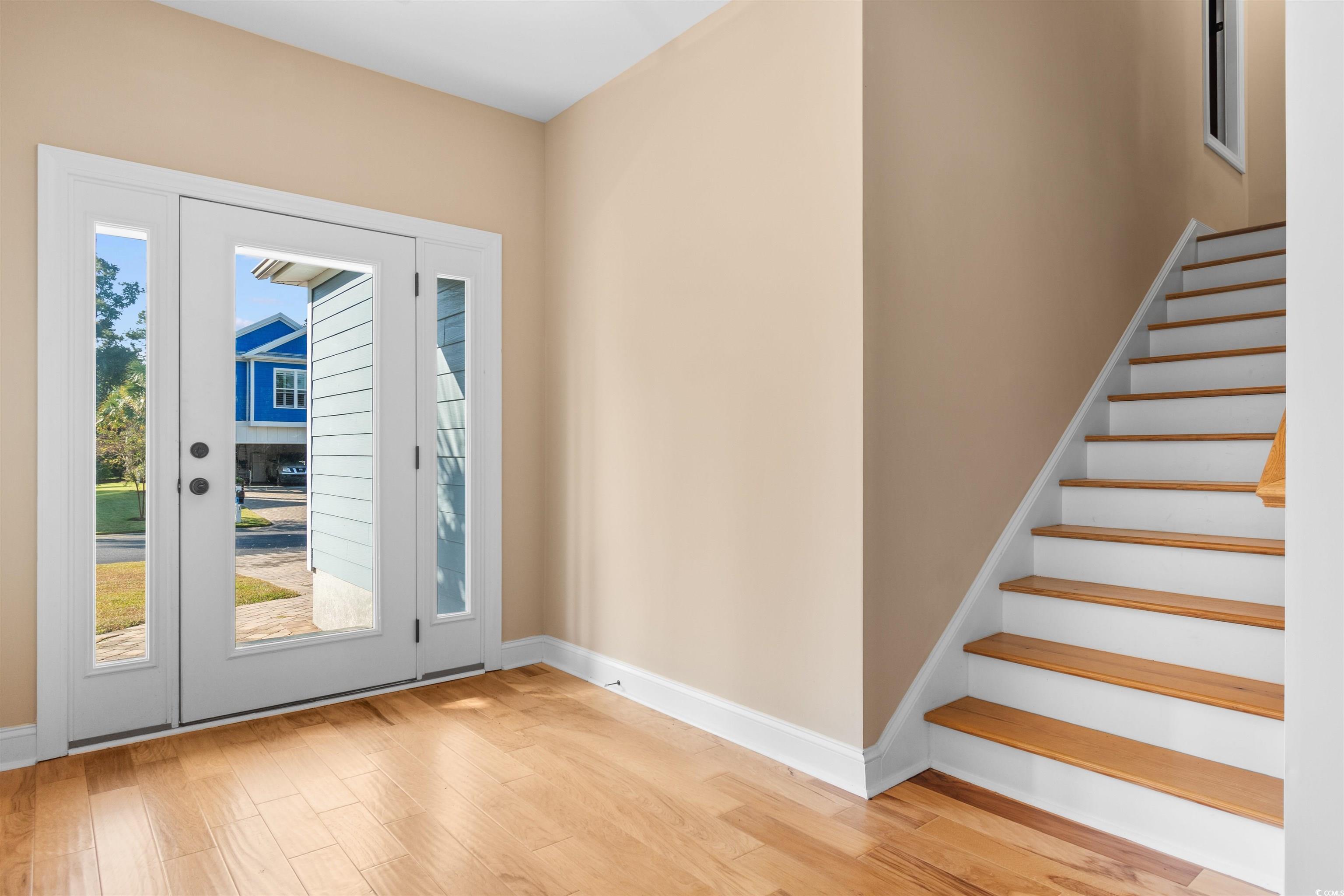 373 Graytwig Circle Murrells Inlet, SC 29576 - Photo 4 of 39 Doorway to outside with light hardwood / wood-styl