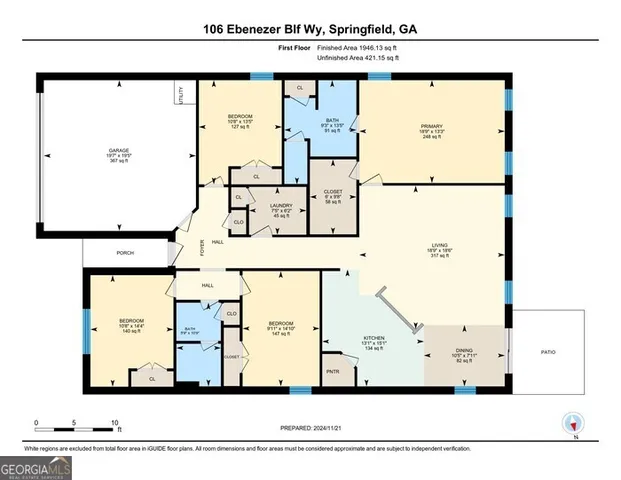 $2,090 | 106 Ebenezer Blf Way, Springfield, GA 31329