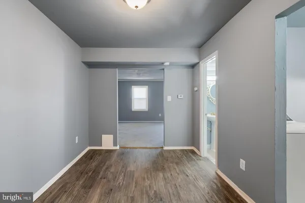 wooden floor in an empty room