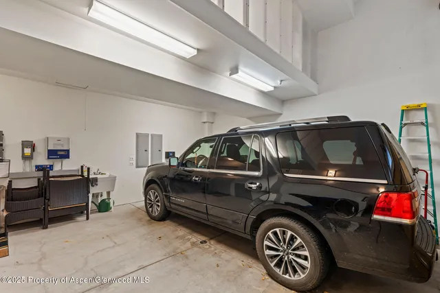 a view of car garage