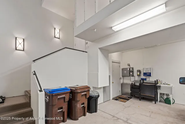 a room with furniture