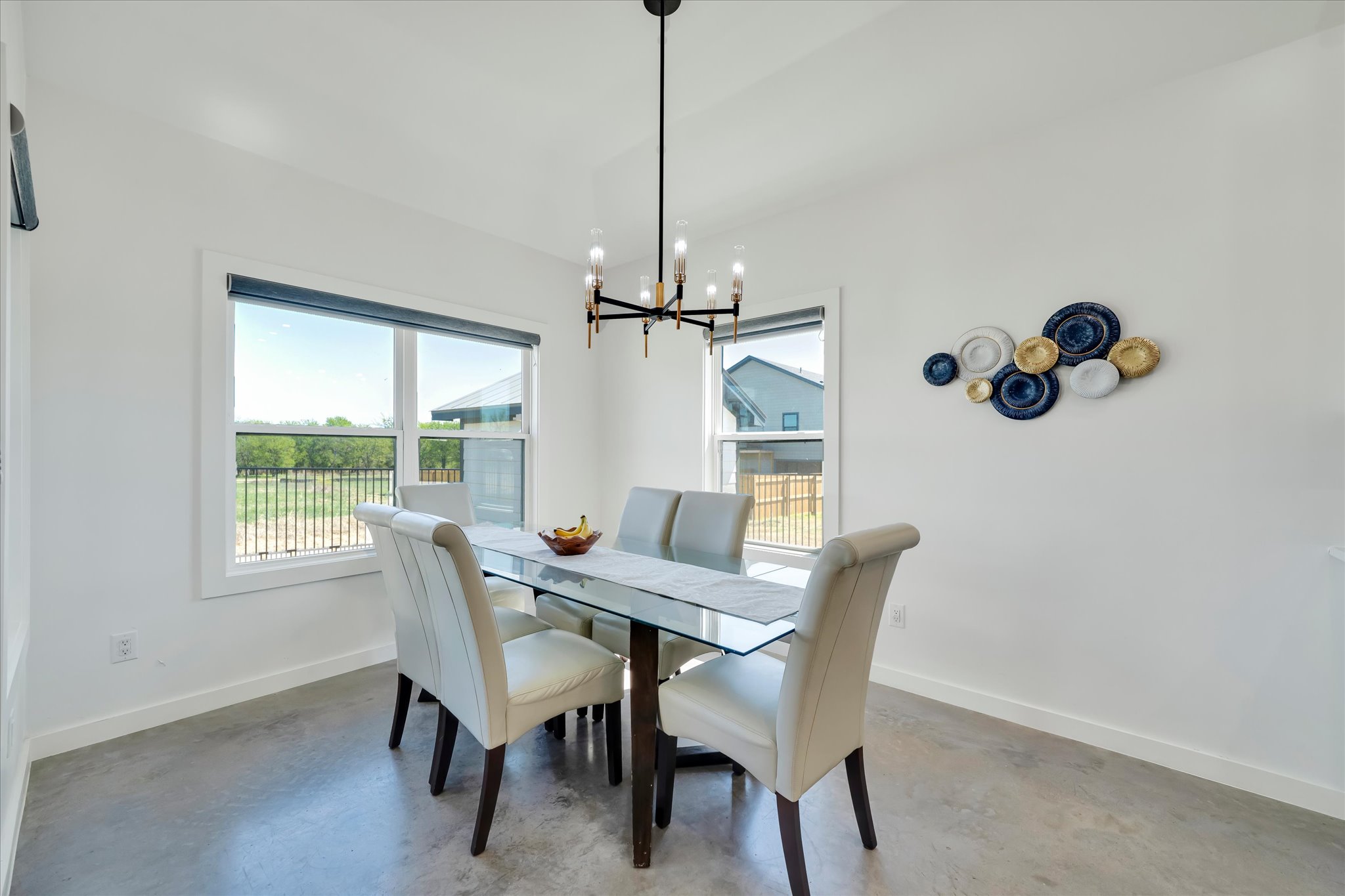 1611 Johnson Street Marble Falls, TX 78654 - Photo 12 of 40 a view of a dining room with furniture window and outside view