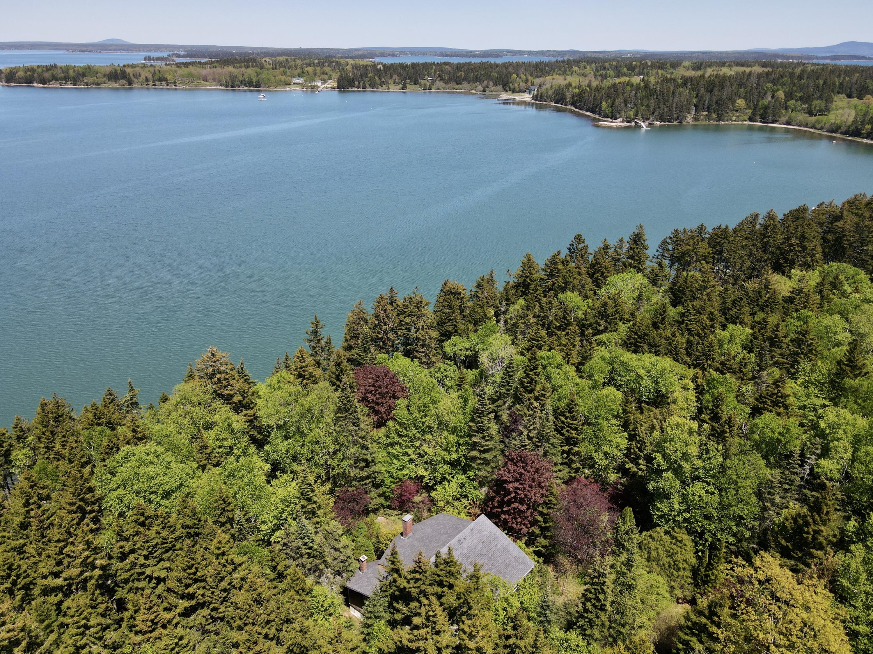 135 Eaton Point Road Deer Isle, ME 04627 - Photo 41 of 41 View from above