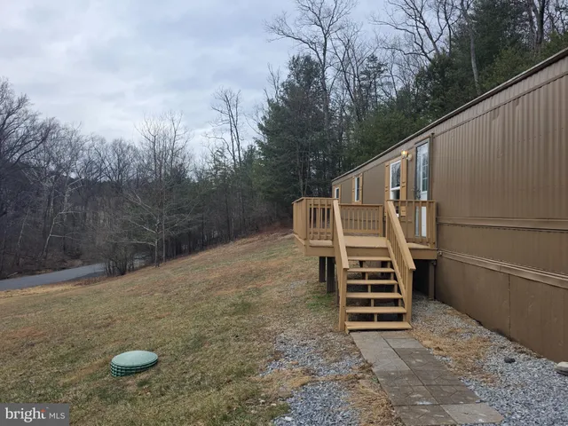 a view of outdoor space and deck