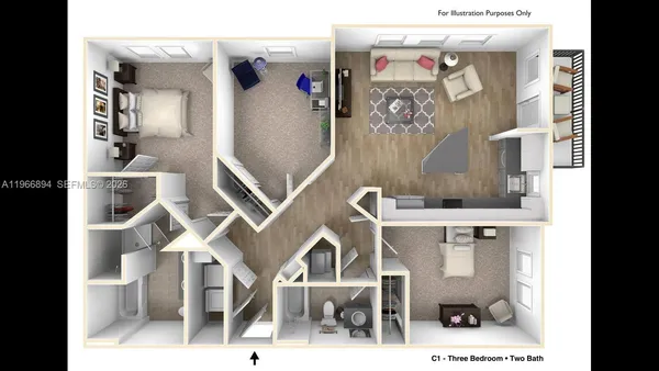 $2,538 | 7850 Pasadena Boulevard, Unit B1, Pembroke Pines, FL 33024