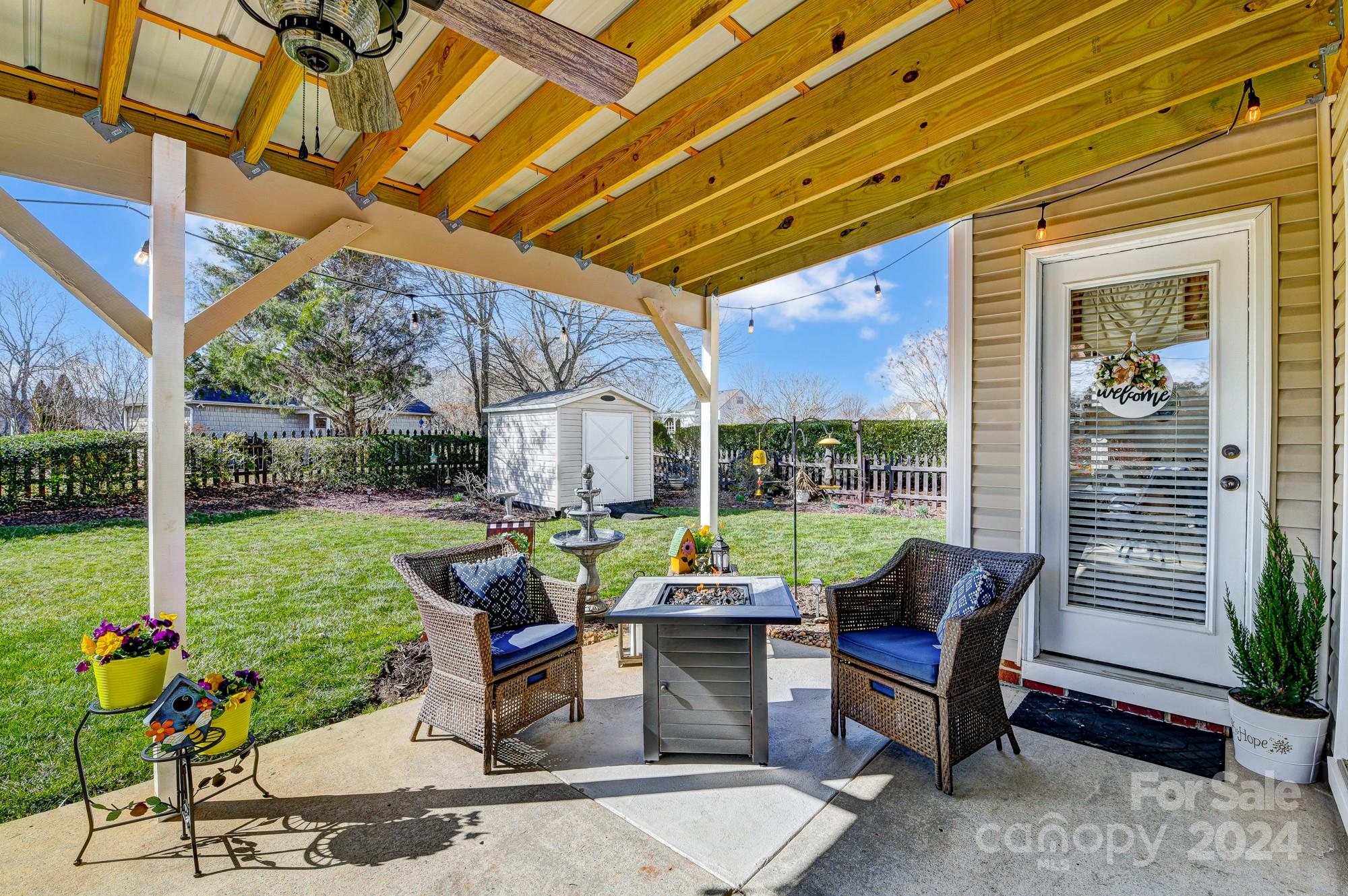 182 Harris Farm Road Mooresville, NC 28115 - Photo 42 of 46 a view of yard with patio