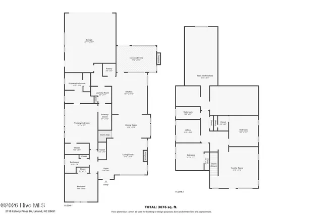 $1,125,000 | 2110 Colony Pines Drive, Leland, NC 28451