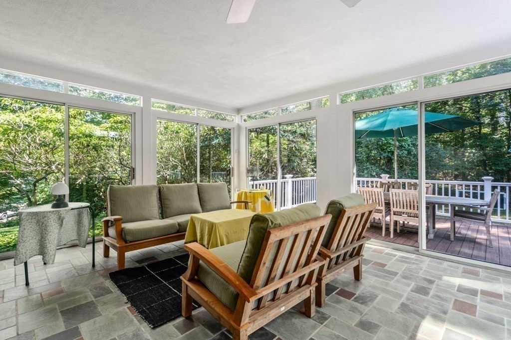 23 Colgate Road Wellesley, MA 02482 - Photo 17 of 32 a outdoor living space with furniture and garden view
