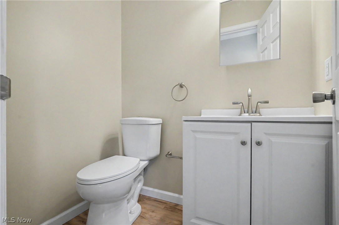 7583 Yale Road Atwater, OH 44201 - Photo 41 of 41 Brand new half bathroom was created into the floor plan. Upgrades to half bathroom include flooring, dual flush toilet, faucets, and bathroom fixtures.