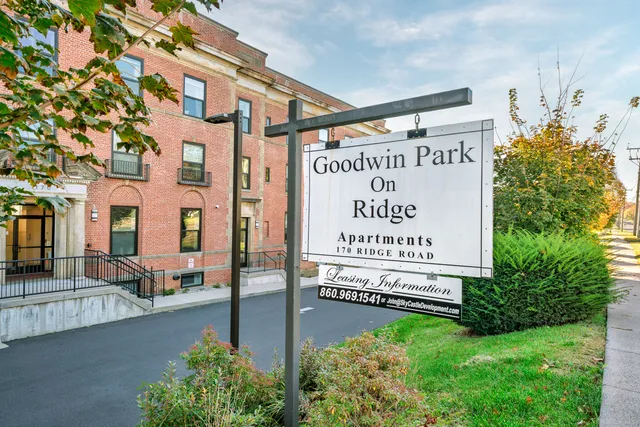 a sign on the side of a building