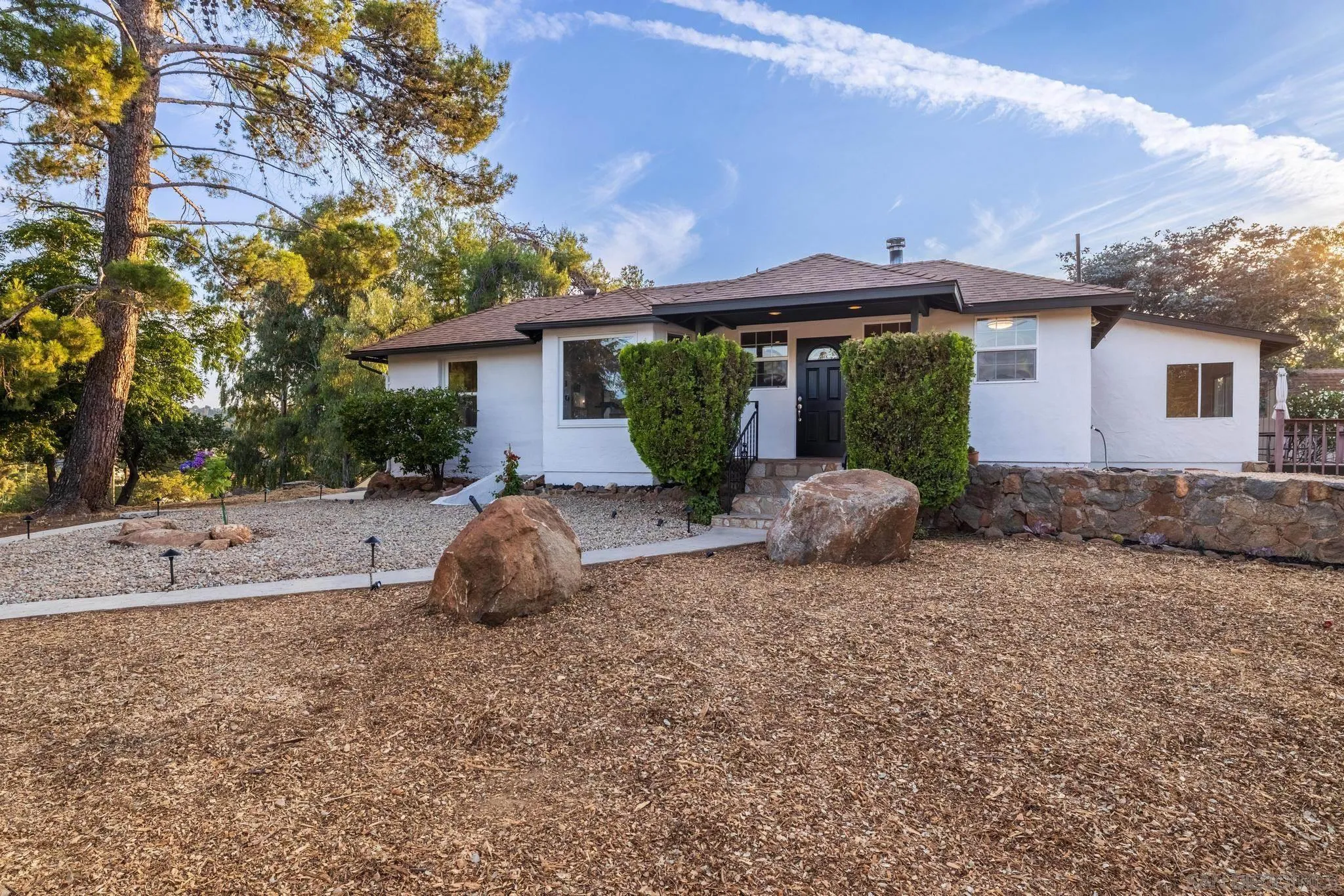 1230 Arnold Way Alpine, CA 91901 - Photo 42 of 60 a front view of a house with garden