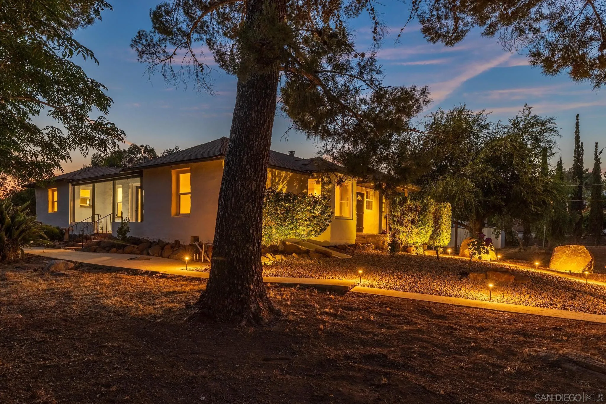 1230 Arnold Way Alpine, CA 91901 - Photo 46 of 60 a view of a house with backyard from a patio
