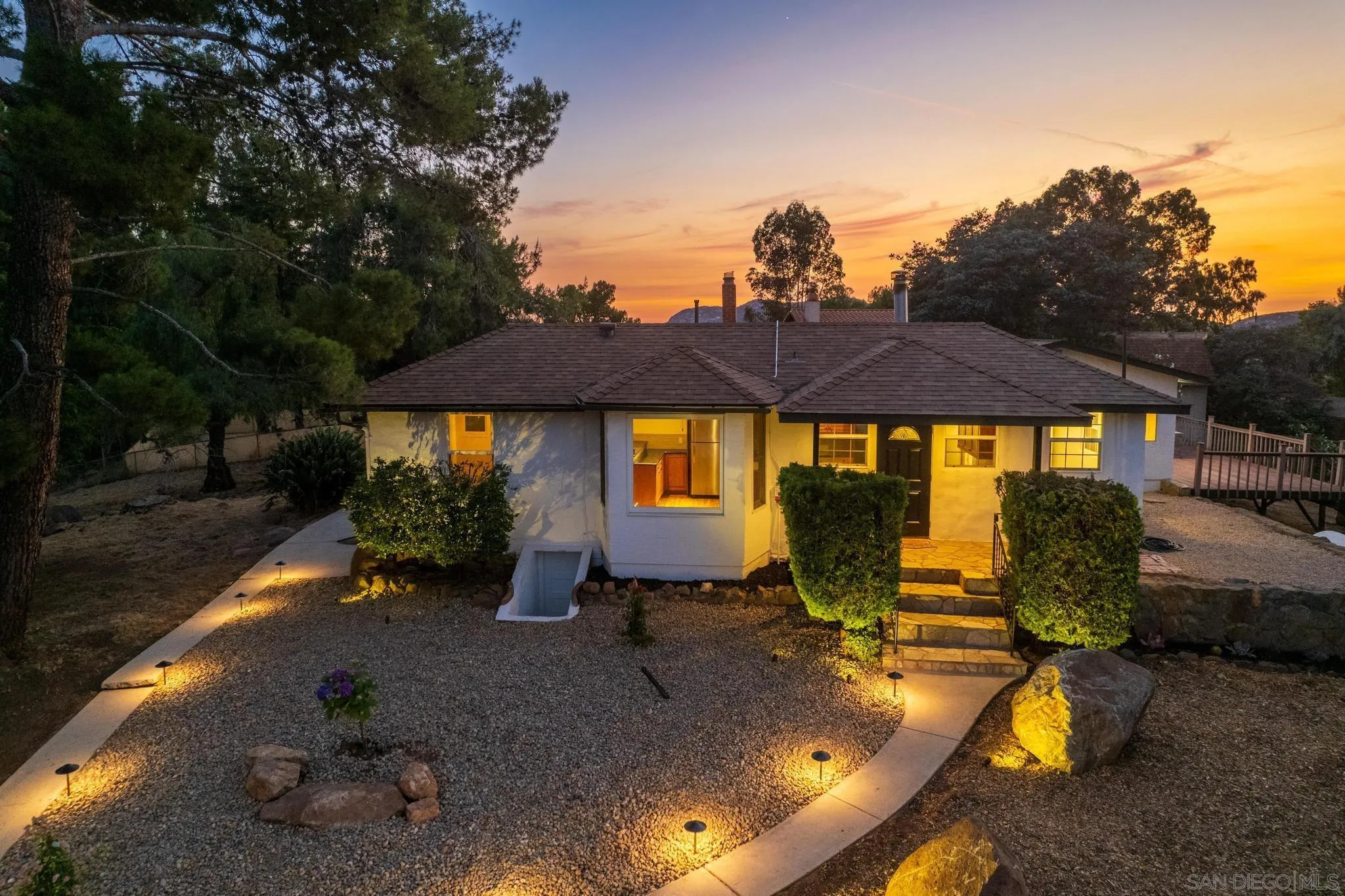 1230 Arnold Way Alpine, CA 91901 - Photo 57 of 60 a view of a house with backyard patio and swimming pool