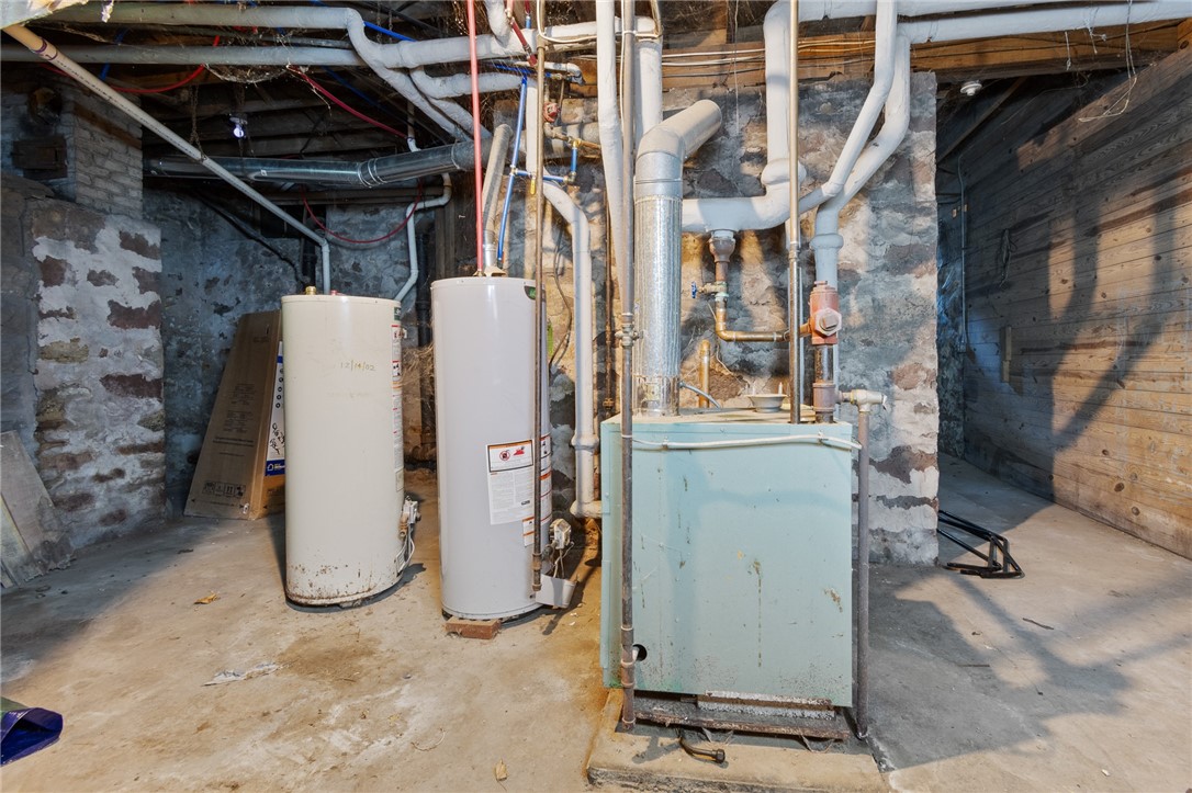 1960 Ridge Road Ontario, NY 14519 - Photo 43 of 43 THE BOILER IN THE BASEMENT- CEILINGS ARE SO HIGH!