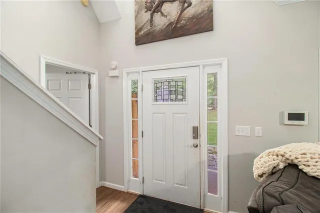 a view of front door of the house