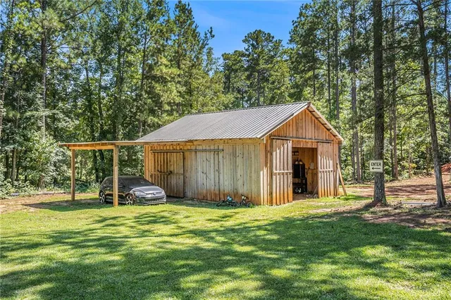 a view of outdoor space with trees