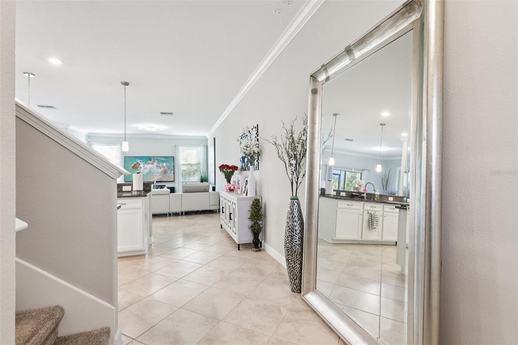 1306 White Fox Run Lutz, FL 33549 - Photo 16 of 35 a view of a hallway view with living room