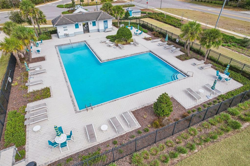 1306 White Fox Run Lutz, FL 33549 - Photo 34 of 35 an aerial view of a house with outdoor space