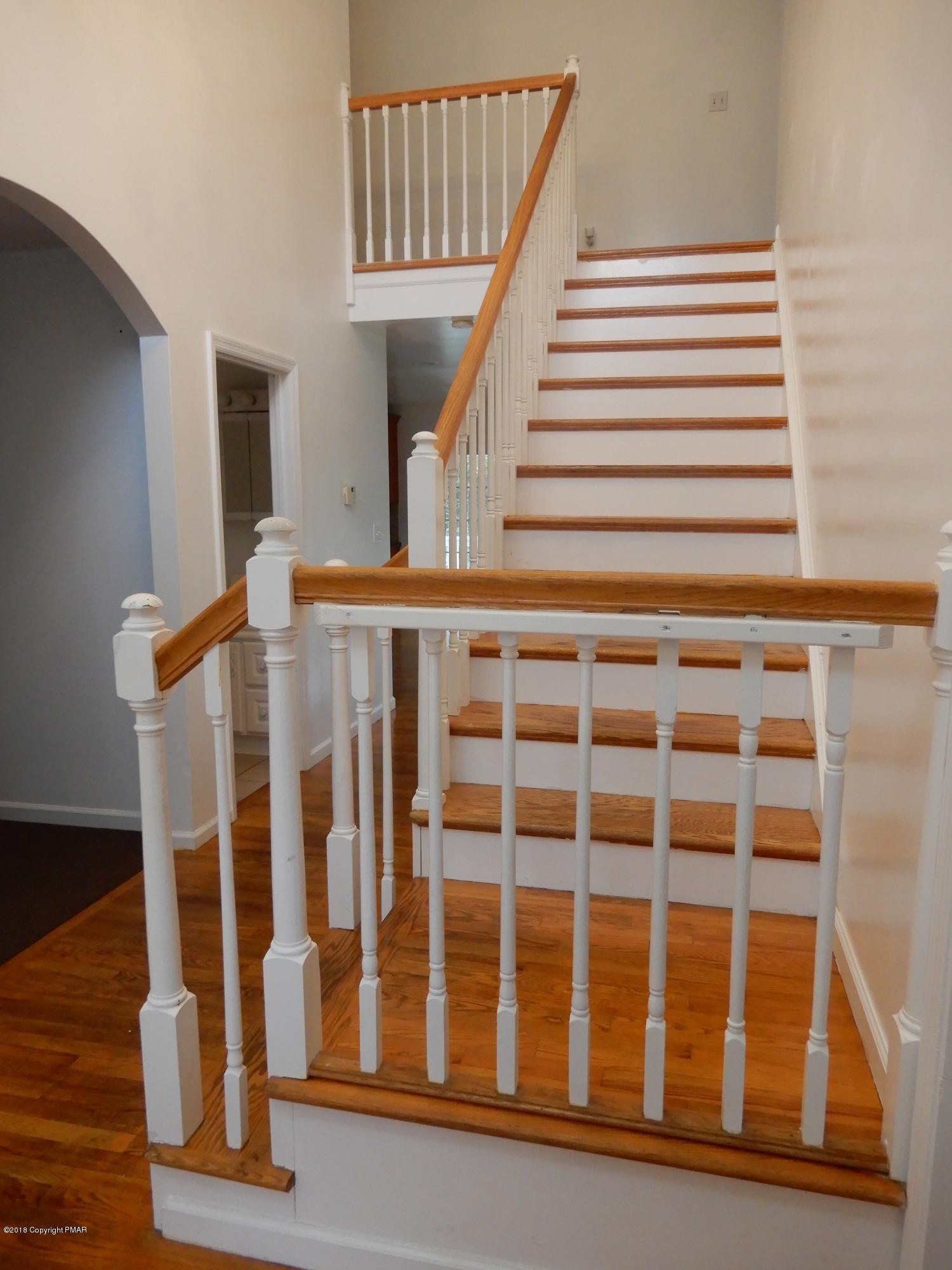 251 Sage Road Long Pond, PA 18334 - Photo 7 of 37 Beautiful Oak Steps & Banister