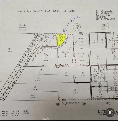 a view of a painting on the wall