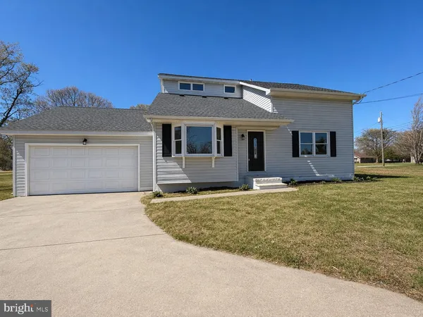 front view of a house with a outdoor space