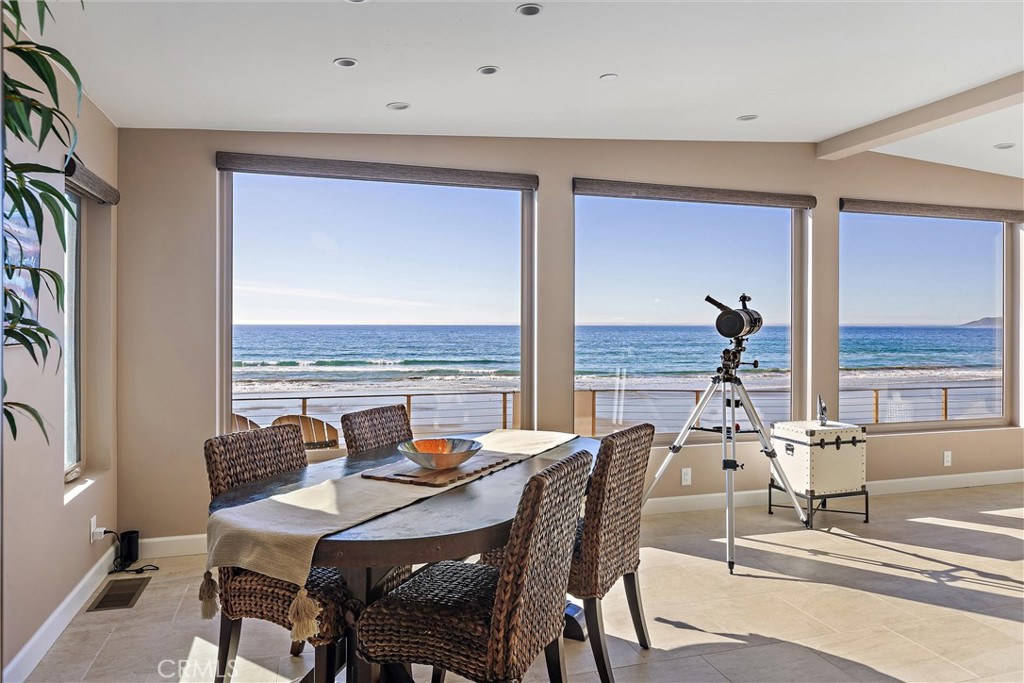 3352 Studio Drive Cayucos, CA 93430 - Photo 16 of 55 a view of a dining room with furniture window and outside view