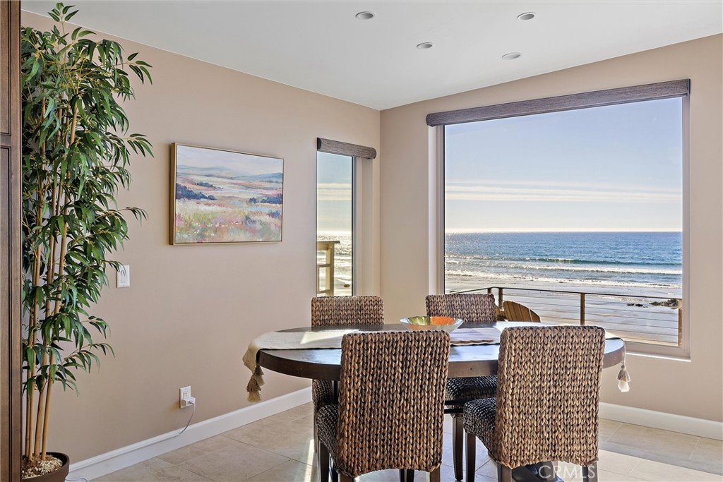 3352 Studio Drive Cayucos, CA 93430 - Photo 18 of 55 a view of a dining room with furniture window and outside view