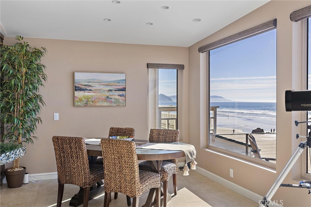 3352 Studio Drive Cayucos, CA 93430 - Photo 19 of 55 a view of a dining room with furniture window and outside view