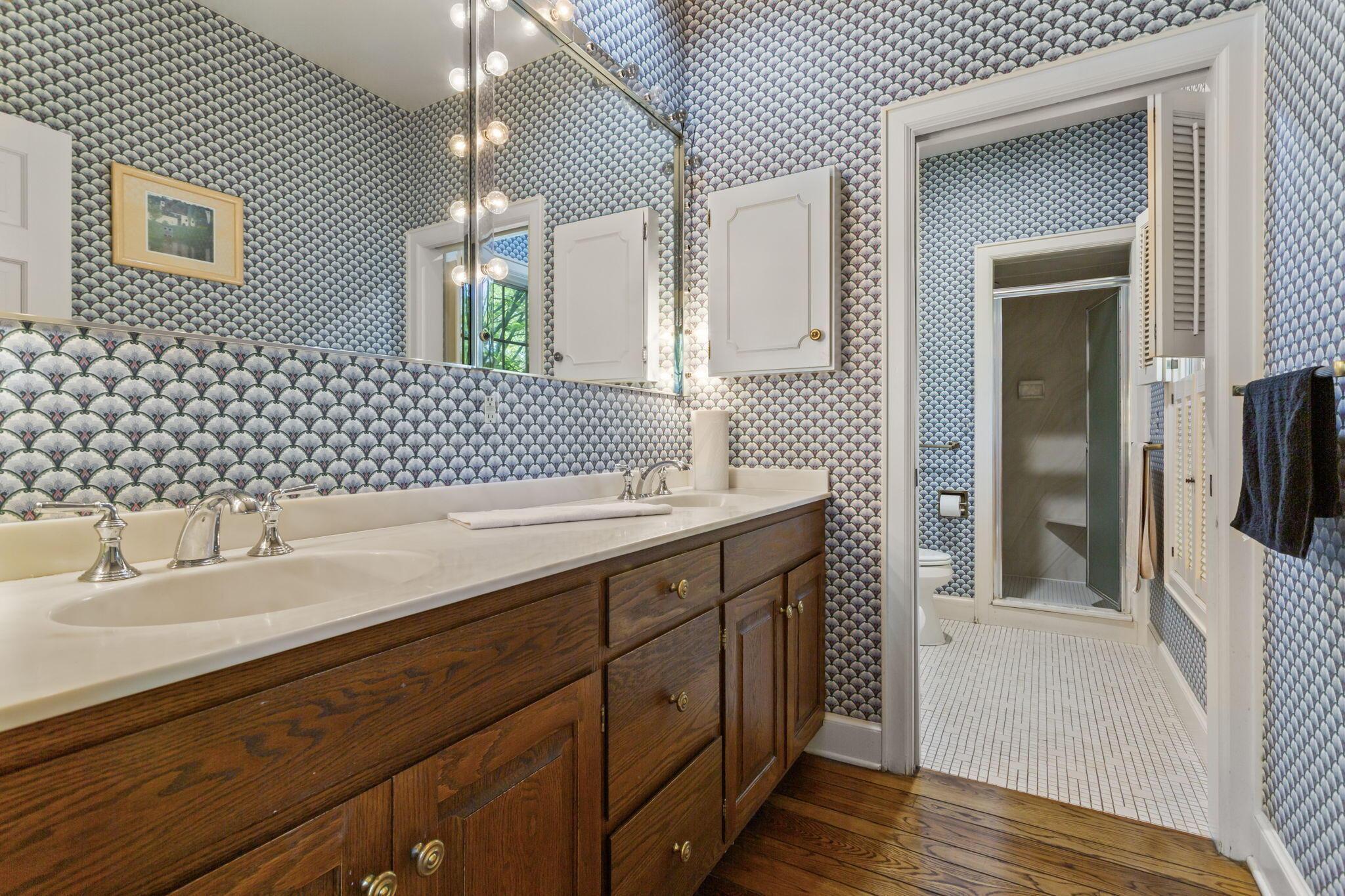 2111 Cheltenham Road Columbus, OH 43220 - Photo 31 of 64 Dual Vanities in the owner’s bath.