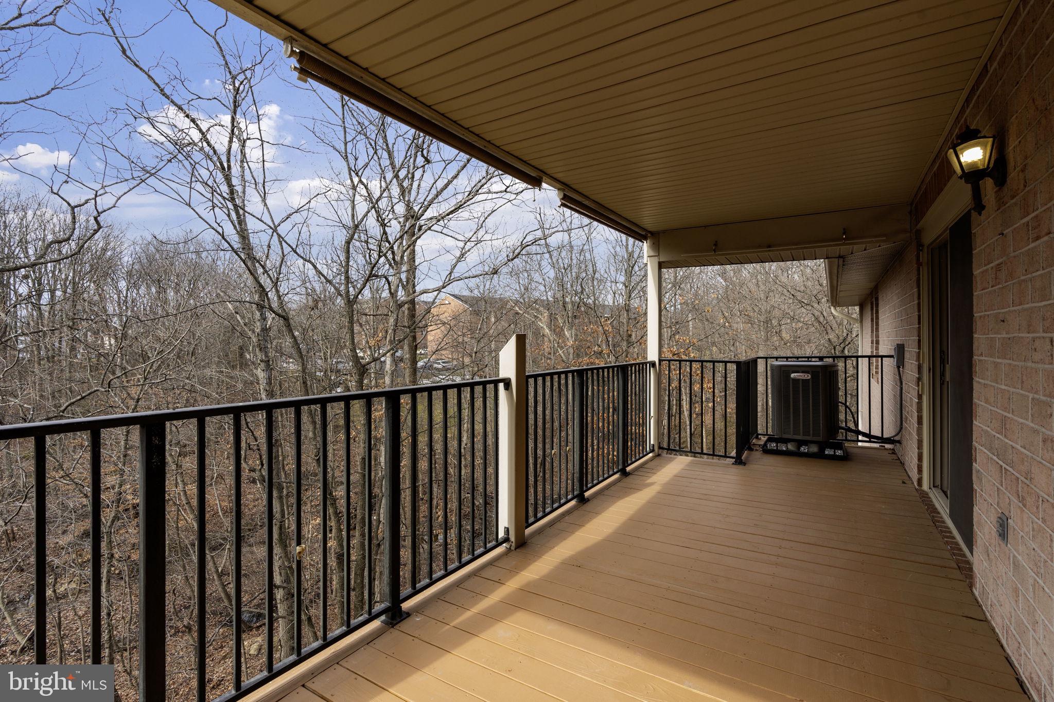 3901 Darleigh Road, Unit 3G Baltimore, MD 21236 - Photo 39 of 41 Deck w/kitchen and Living Room Patio Doors