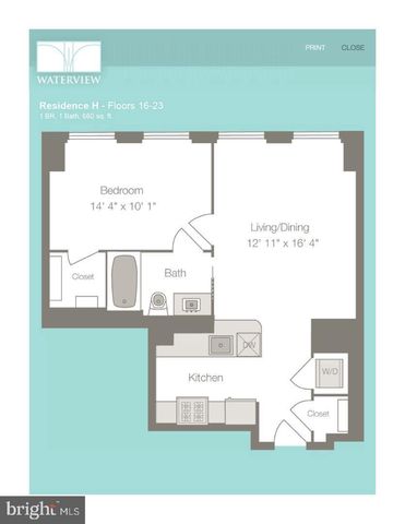 $497,000 | 1111 19th Street North, Unit 1705, Arlington, VA 22209