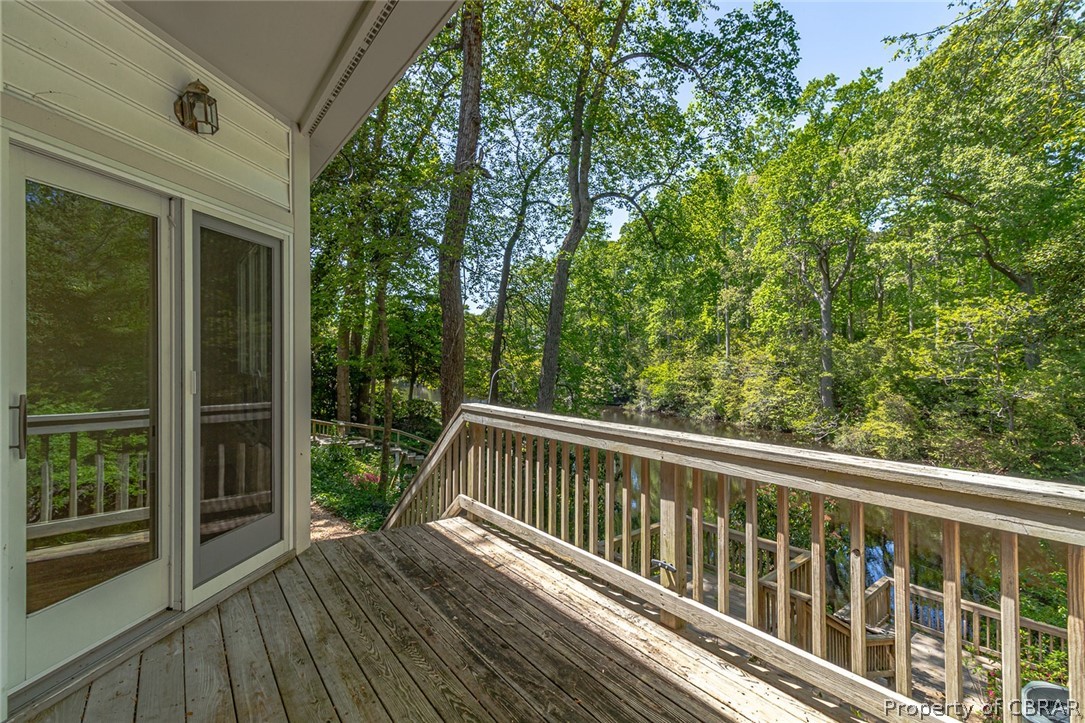 5818 Rivers Landing Terrace, Unit 5818 White Stone, VA 22578 - Photo 34 of 50 Wooden terrace with central AC