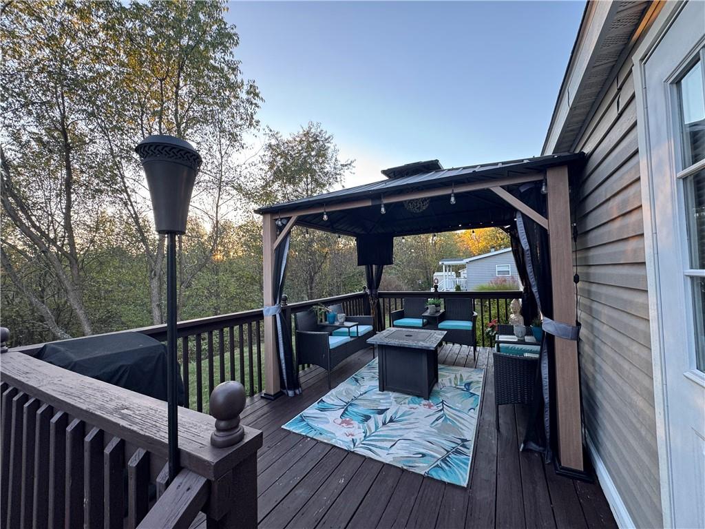 505 Amy Lane Rochester, PA 15074 - Photo 4 of 22 a view of balcony with furniture and wooden deck