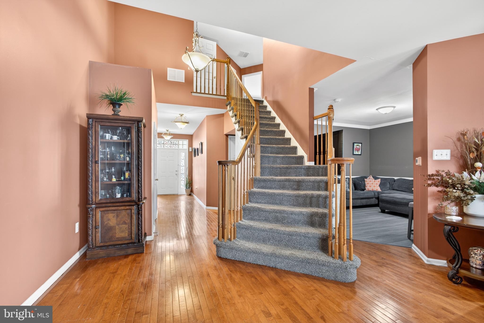 13 Cypress Point Road Westampton, NJ 08060 - Photo 18 of 34 Curved Staircase leading to bedrooms