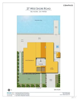 $9,577,000 | 27 West Shore Road, Belvedere, CA 94920
